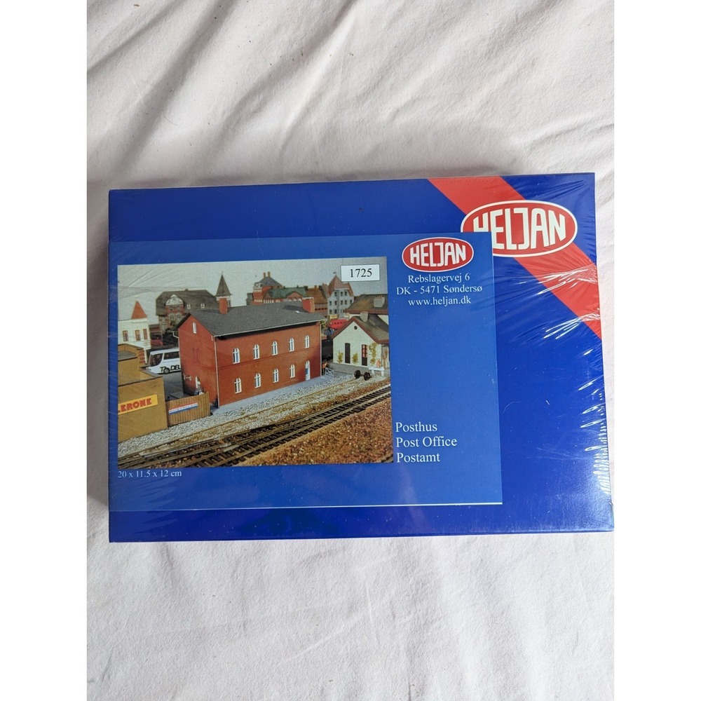 Heljan HO 1752 Railroad Post office train locomotive town building model kit